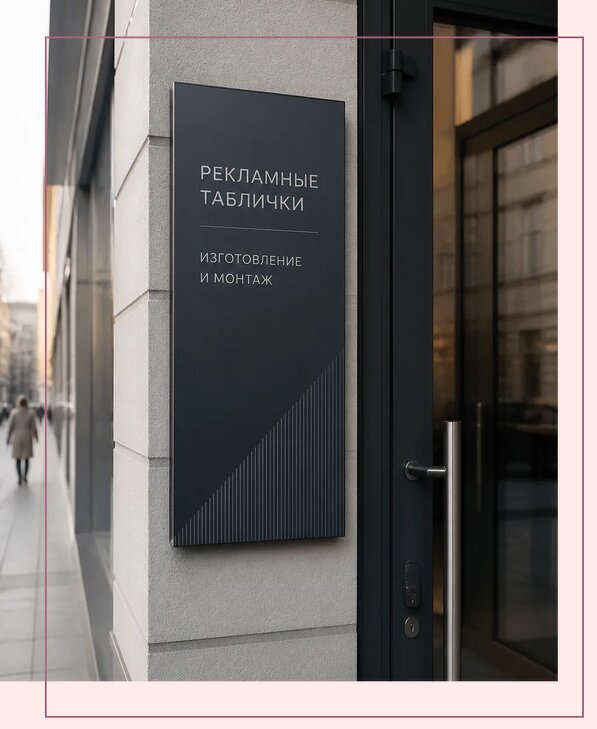 Рекламные таблички в Заволжье по цене от 4583 р. | Аванза-Звл