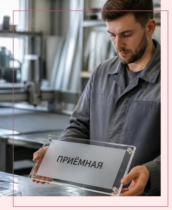 Таблички из оргстекла на заказ в Заволжье от 3972 р. | Аванза-Звл